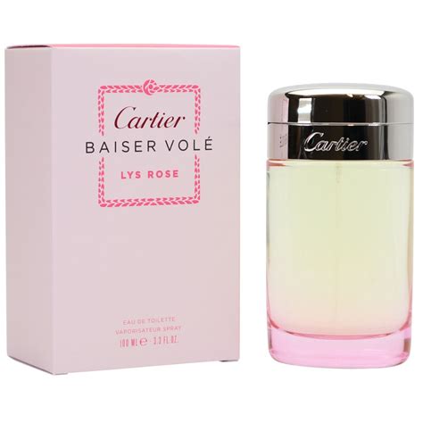 cartier baiser vole lys rose eau de toilette|Baiser Vole Eau de Toilette Cartier for women .